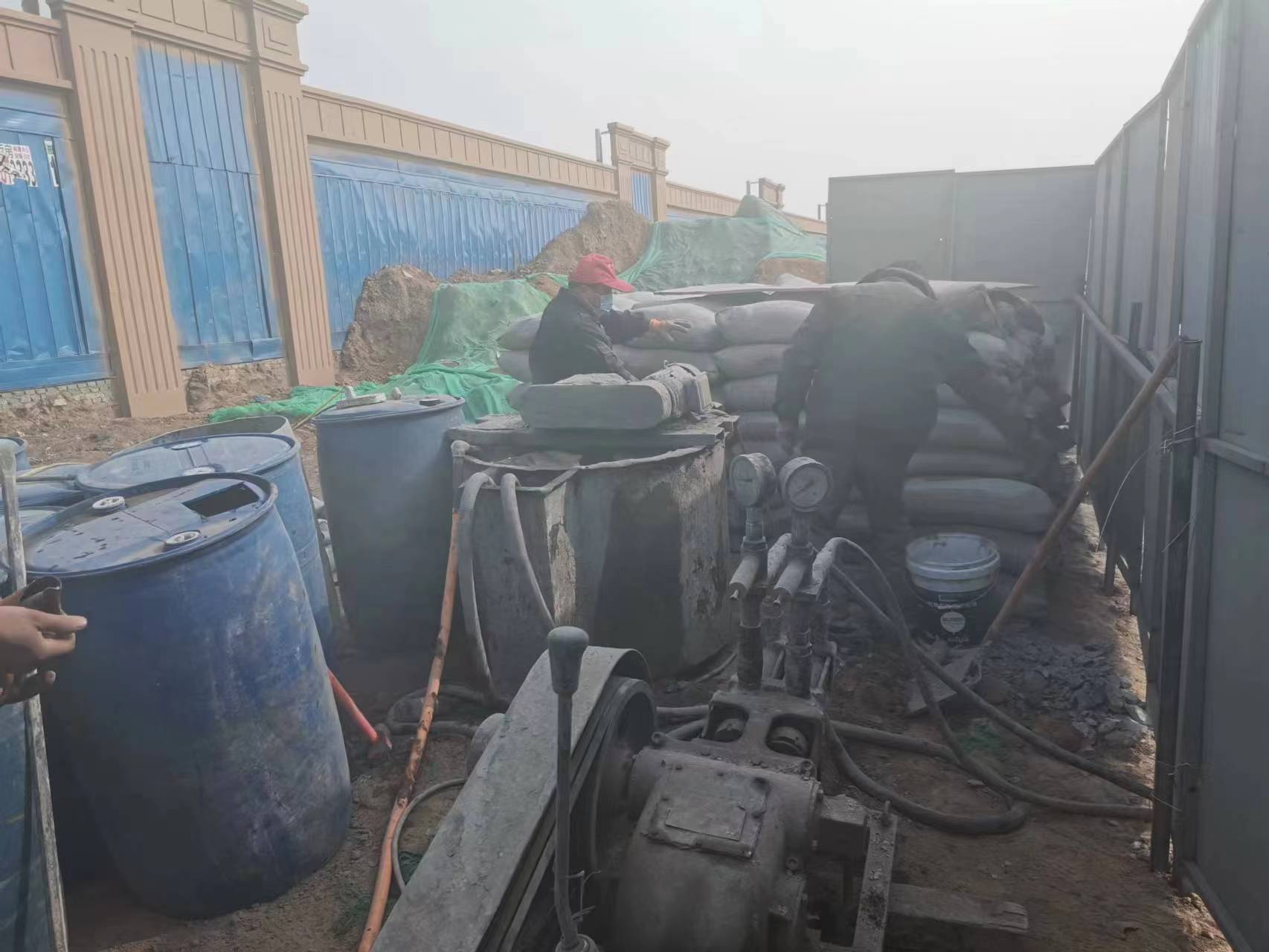 富裕地基沉降注浆加固